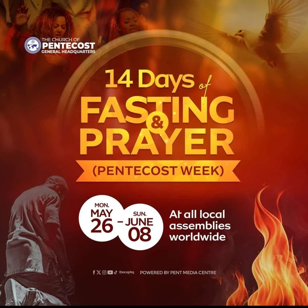 14 Days Fasting & Prayers poster